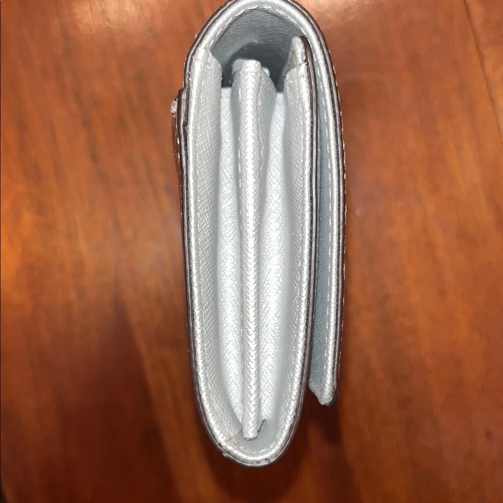 Michael Kors Metallic Silver Wallet - Picture 7 of 7